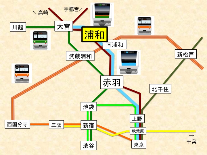 浦和駅からのアクセス 浦和キリスト集会